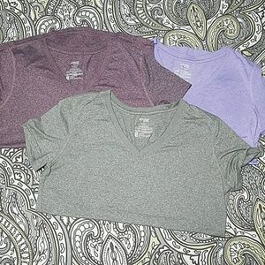 Bundle of work out shirts